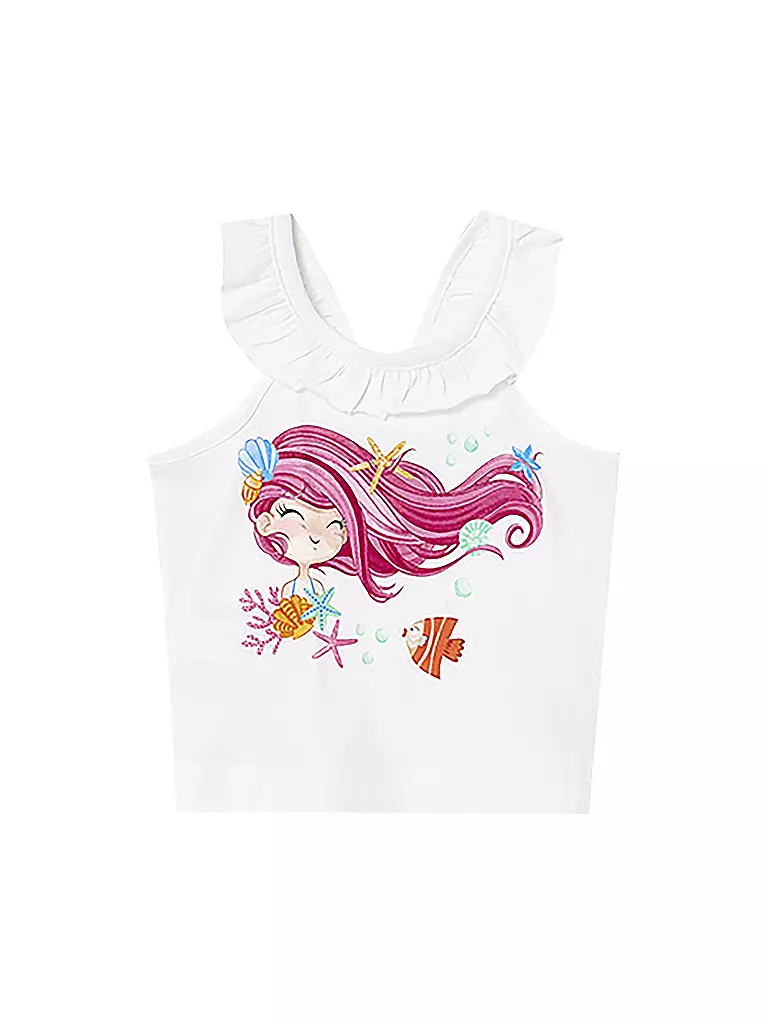 MAYORAL | Set neonata 3 pezzi camicia, top e shorts | 