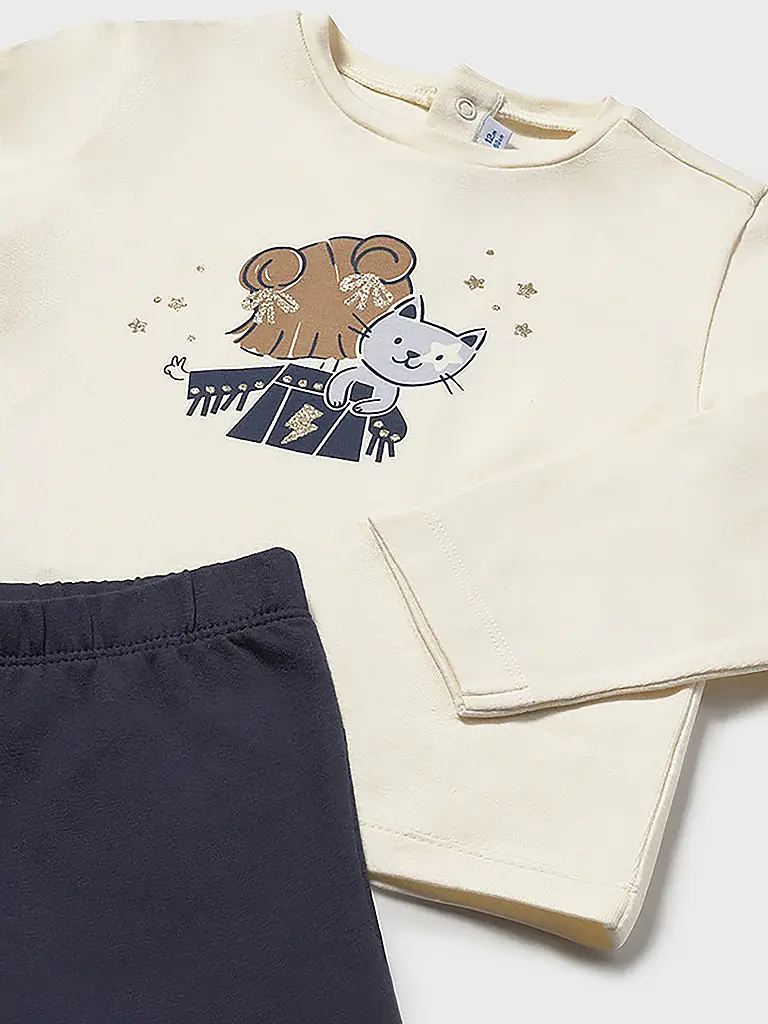 MAYORAL | Set neonata 3 pezzi giacca, maglietta a maniche lunghe, pantaloni | 