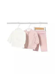 MAYORAL | Set neonata 3 pezzi giacca, maglietta a maniche lunghe e pantaloni | Rosa