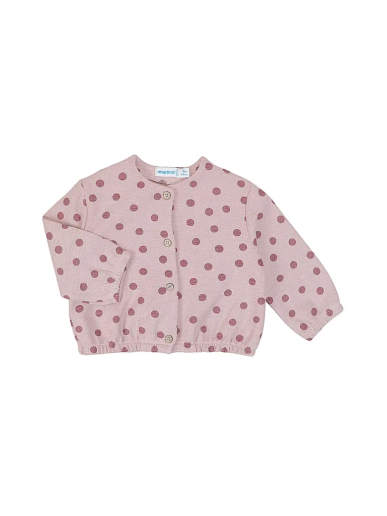 MAYORAL | Set neonata 3 pezzi giacchino, maglietta a maniche lunghe e leggings | Rosa
