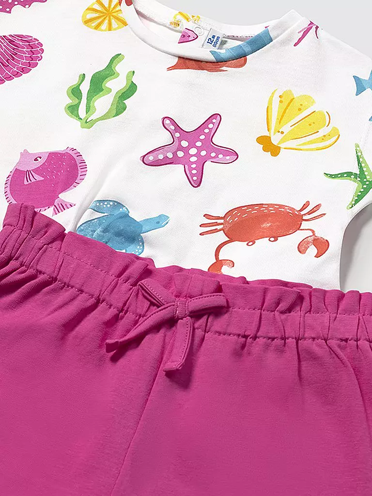 MAYORAL | Set neonata 3 pezzi T-shirt e shorts | 