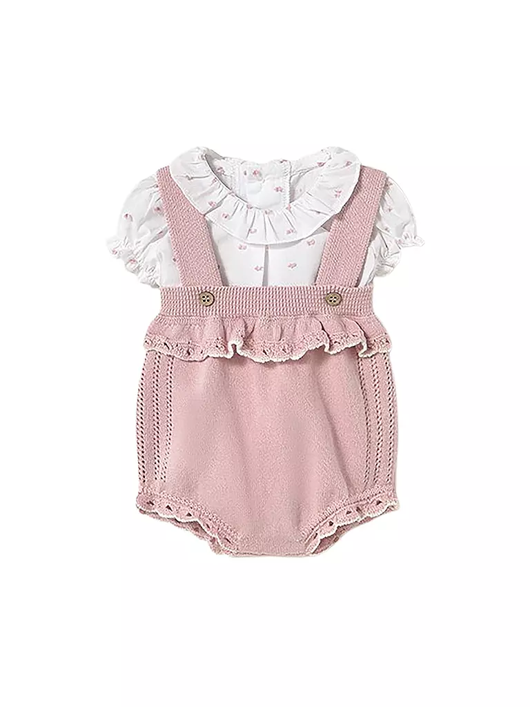 MAYORAL | Set neonato 2 pezzi blusa e salopette | Beige