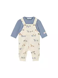 MAYORAL | Set neonato 2 pezzi maglia a maniche lunghe e salopette | Beige