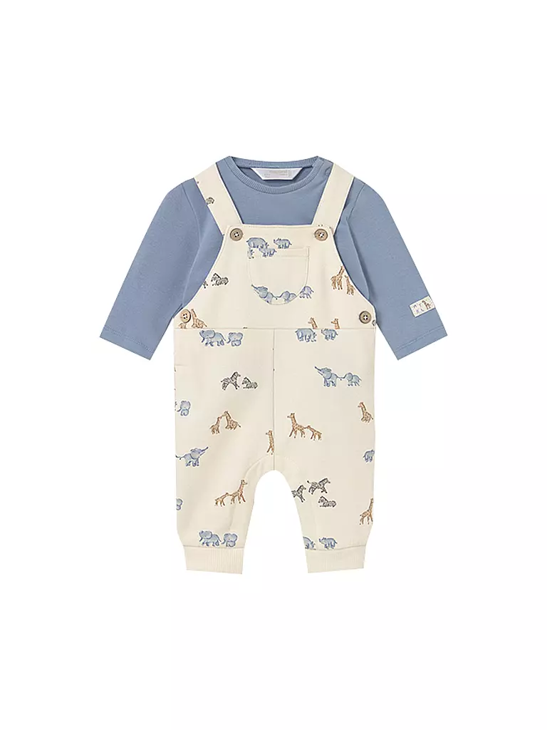 MAYORAL | Set neonato 2 pezzi maglia a maniche lunghe e salopette | Beige