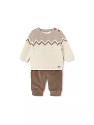 MAYORAL | Set neonato 2 pezzi maglione e pantaloni | Marrone
