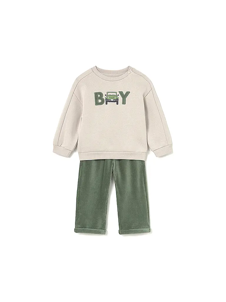 MAYORAL | Set neonato 2 pezzi maglione e pantaloni | Beige