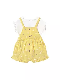 MAYORAL | Set neonata 2 pezzi T-shirt e salopette | Giallo