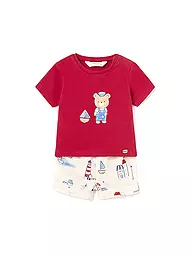 MAYORAL | Set neonato 2 pezzi T-shirt e shorts | Rosso