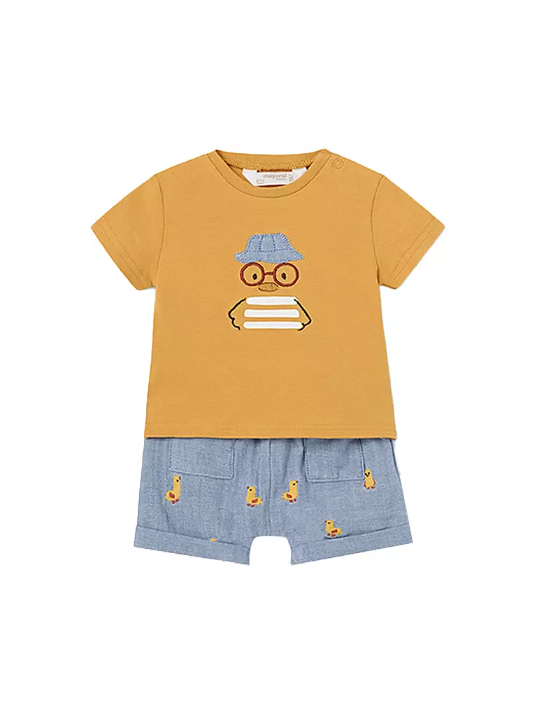 MAYORAL | Set neonato 2 pezzi T-shirt e shorts | Giallo