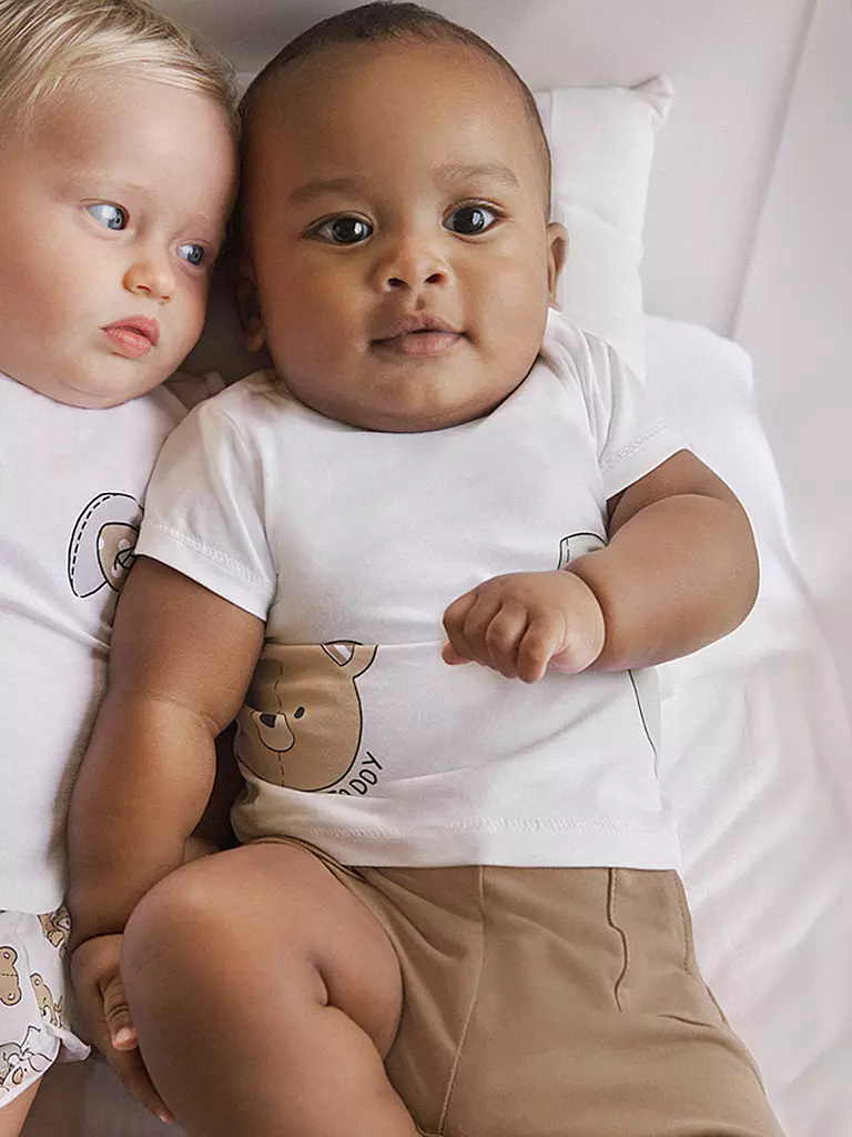 MAYORAL | Set neonato 2 pezzi T-shirt e shorts | Marrone