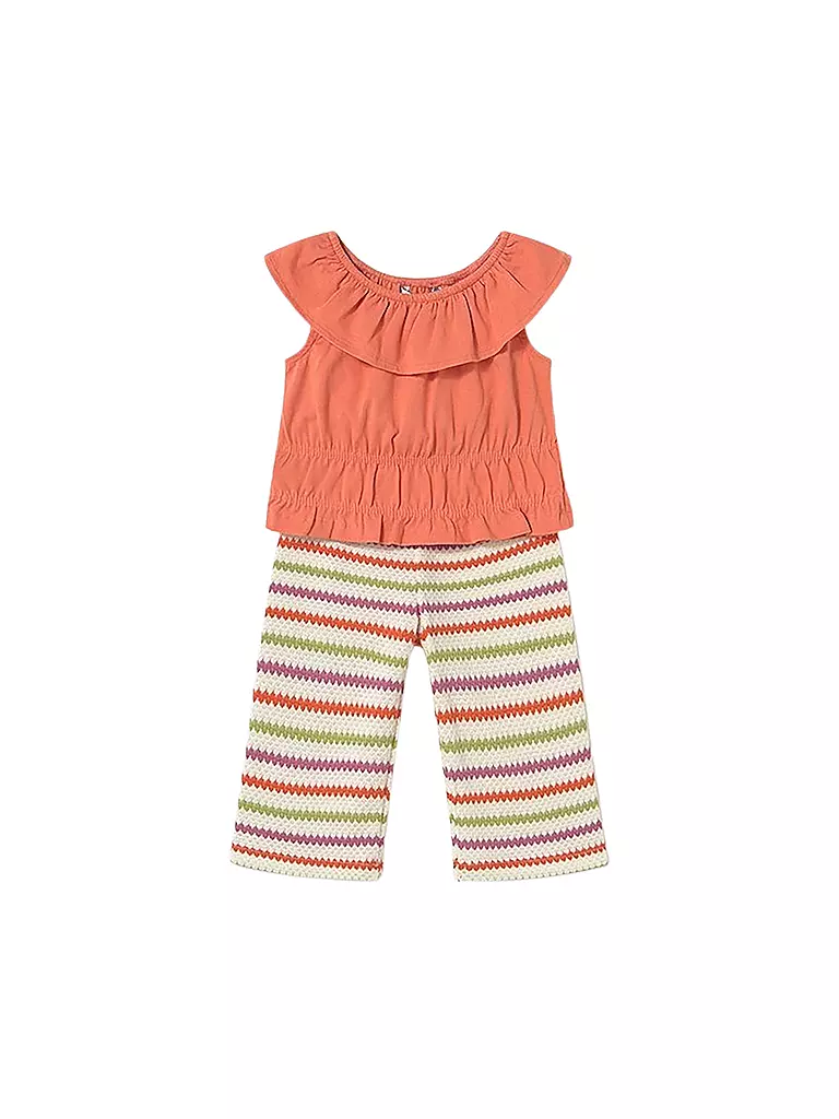 MAYORAL | Set neonato 2 pezzi top e pantaloni | Crema