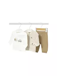 MAYORAL | Set 3 pezzi giacca, maglietta a maniche lunghe e pantaloni per neonato | Beige