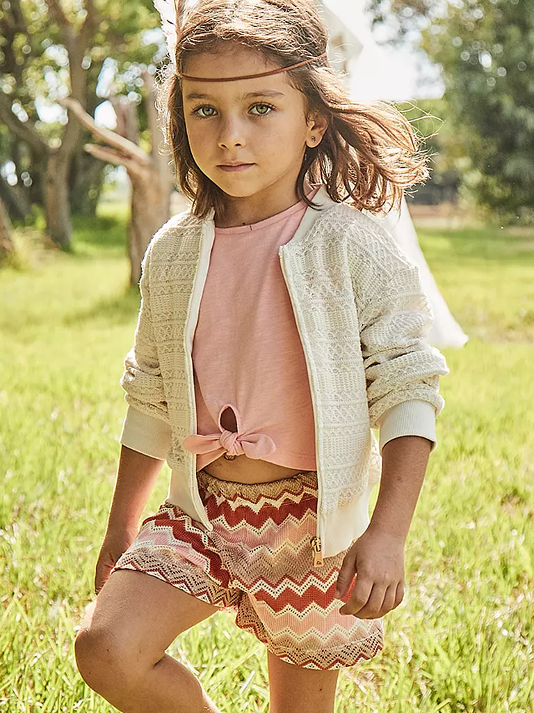 MAYORAL | Set per bambina 2 pezzi T-shirt e pantaloncini | Corallo