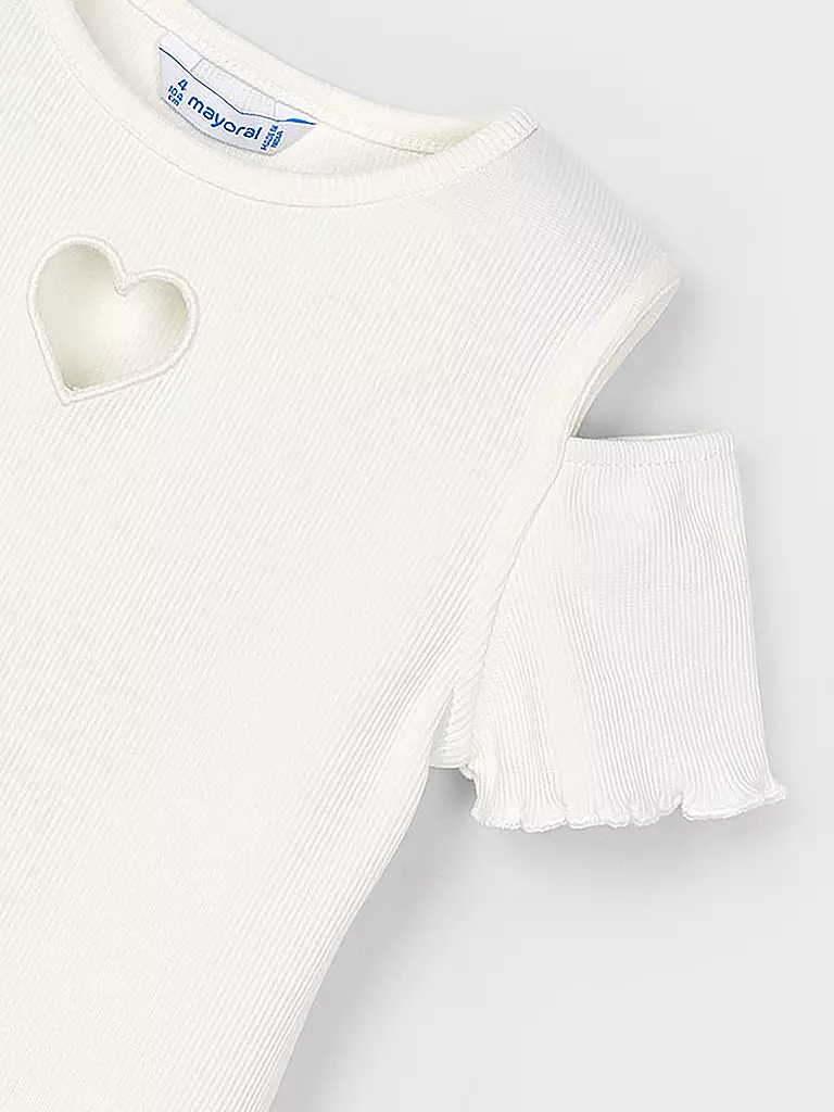 MAYORAL | T-shirt da ragazza | Crema