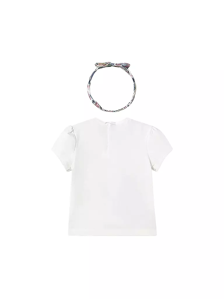 MAYORAL | T-shirt neonata con fascia per capelli | 