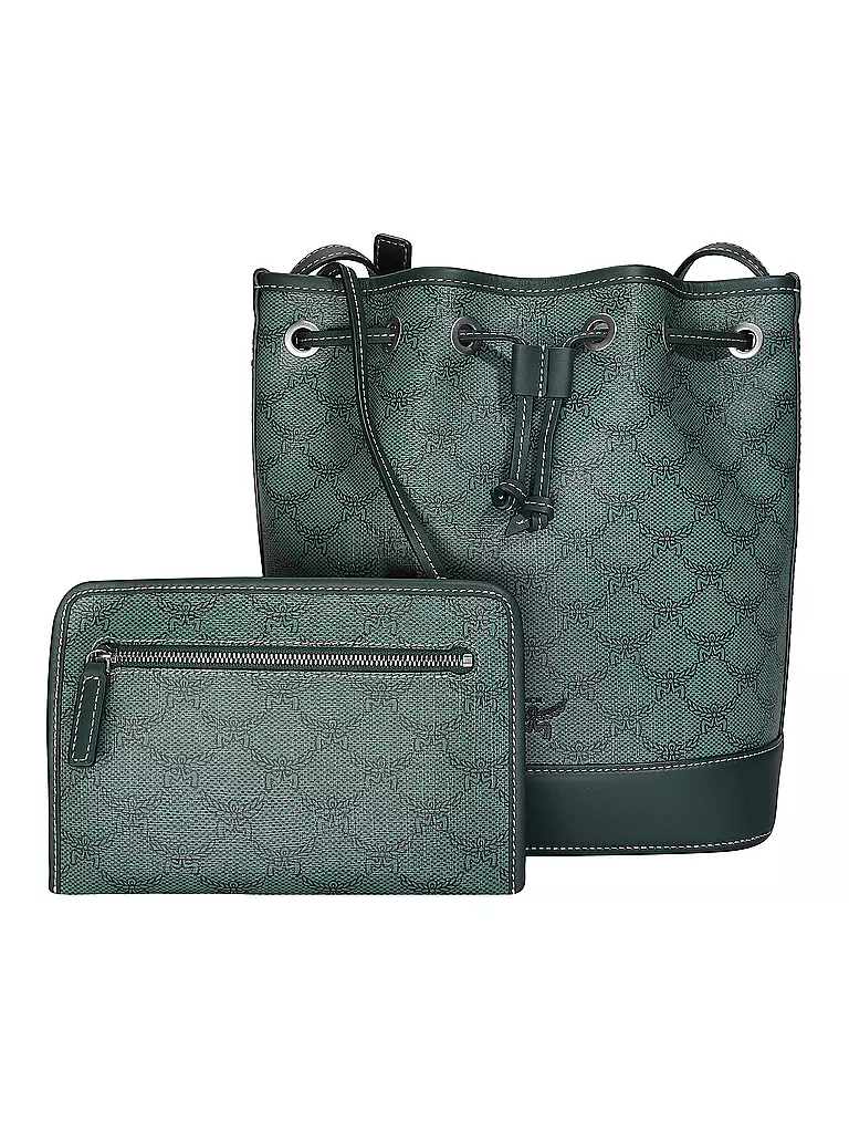 MCM | Borsa - Bucket Bag HIMMEL Medium | Petrolio