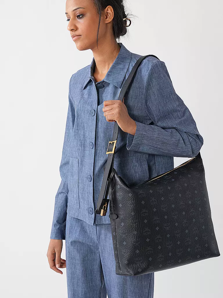 MCM | Borsa - Hobo Bag AREN Large | Nero