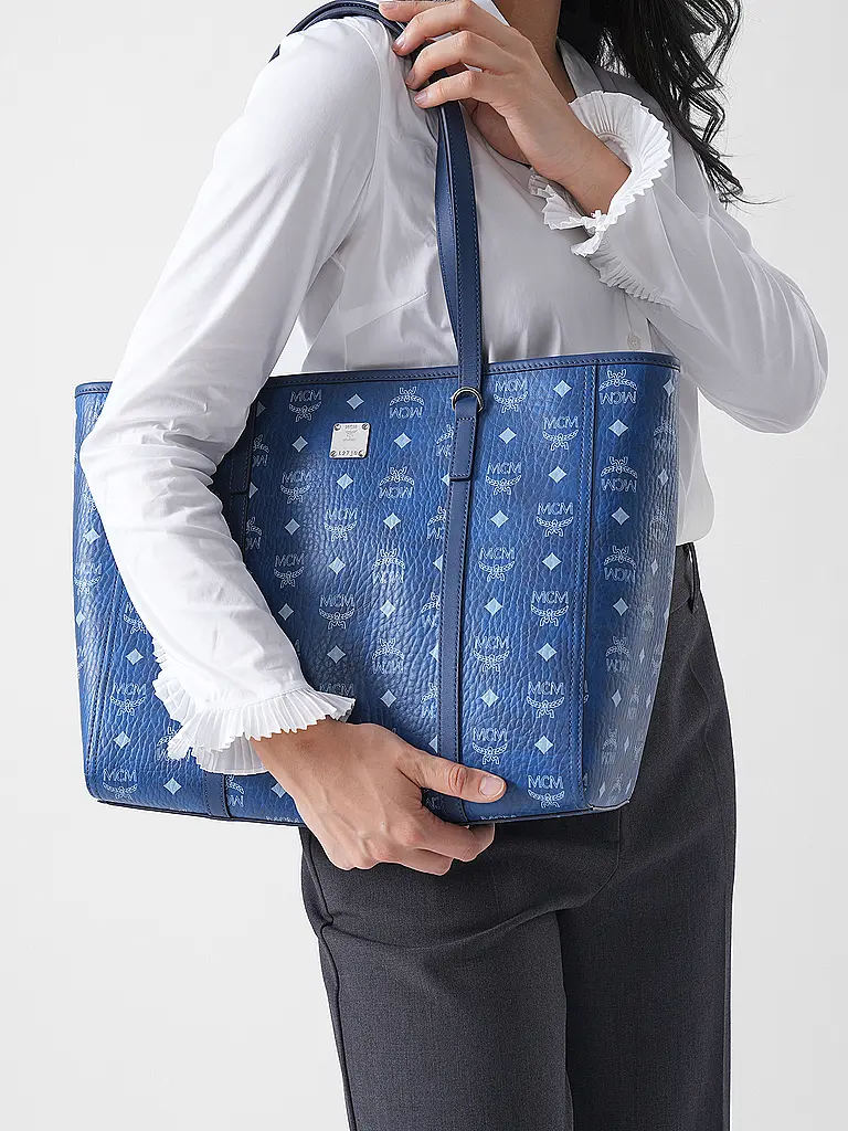 MCM | Borsa - Shopper TONI Medium | Blu