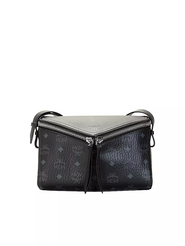 MCM | Borsa in pelle - Borsa a tracolla DIAMANT Small | Nero