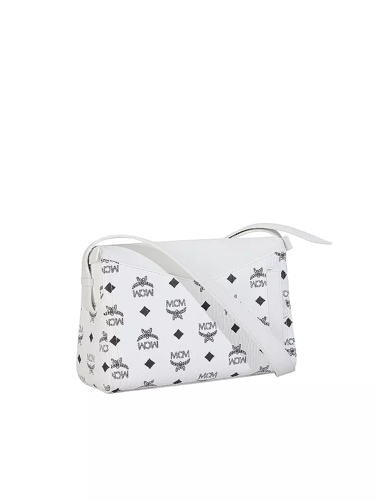 MCM | Borsa in pelle - Borsa a tracolla DIAMANT Small | Bianco