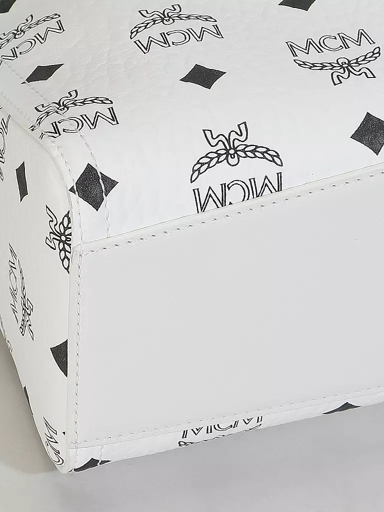 MCM | Borsa in pelle - Borsa a tracolla DIAMANT Small | Bianco