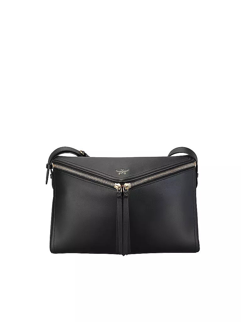 MCM | Borsa in pelle - Borsa a tracolla DIAMANT | Nero