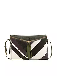 MCM | Borsa in pelle - Borsa a tracolla DIAMOND Medium | Oliva