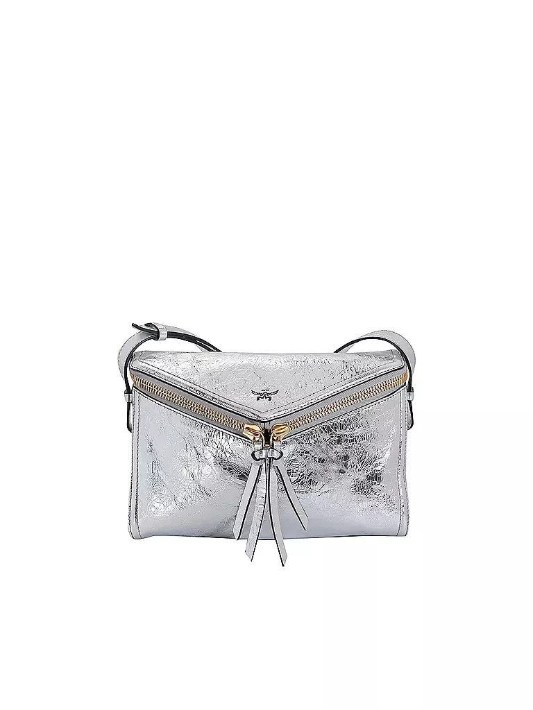 MCM | Borsa in pelle - Borsa a tracolla DIAMOND Small | Argento