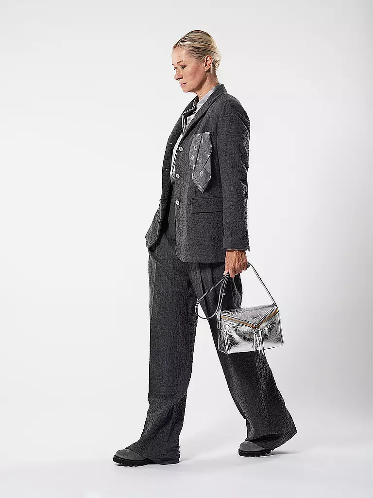 MCM | Borsa in pelle - Borsa a tracolla DIAMOND Small | Argento