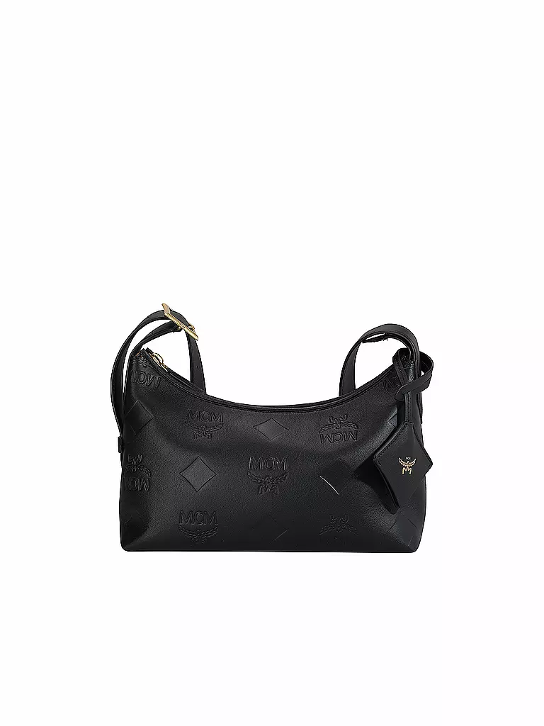MCM | Borsa in pelle - Hobo AREN Small | Nero