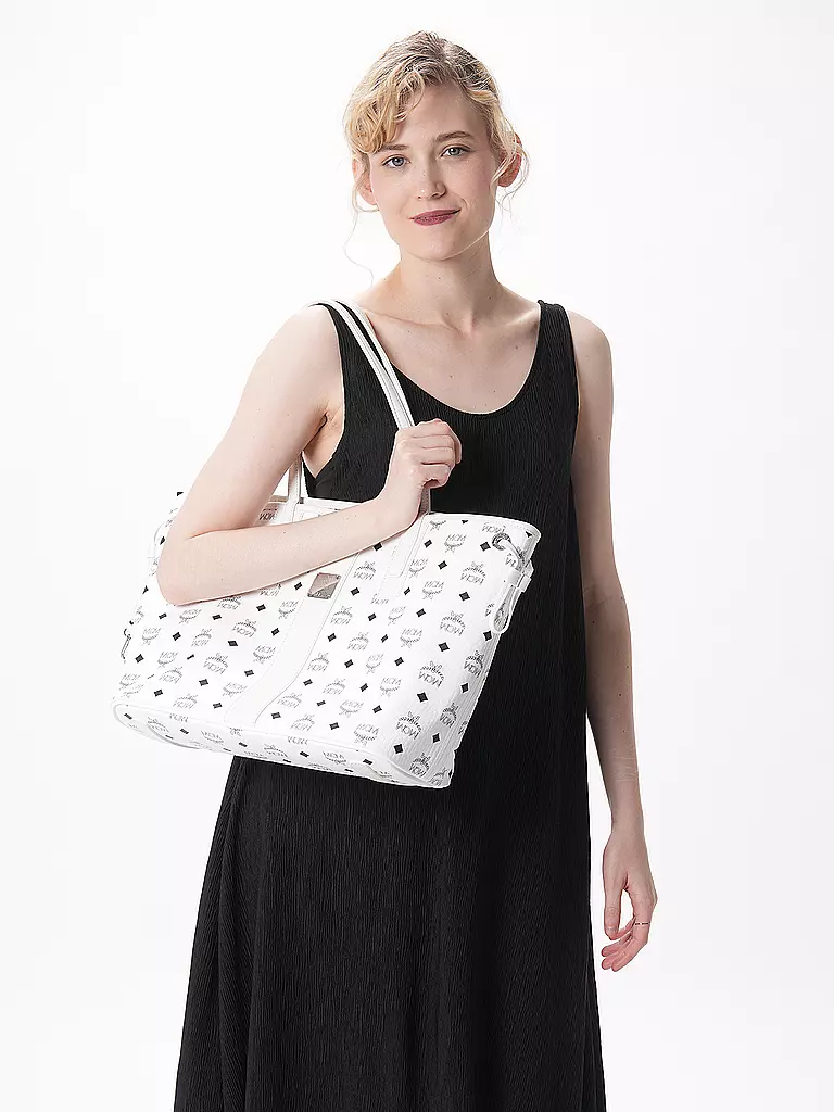 MCM | Borsa reversibile - Shopper LIZ Medium | Bianco