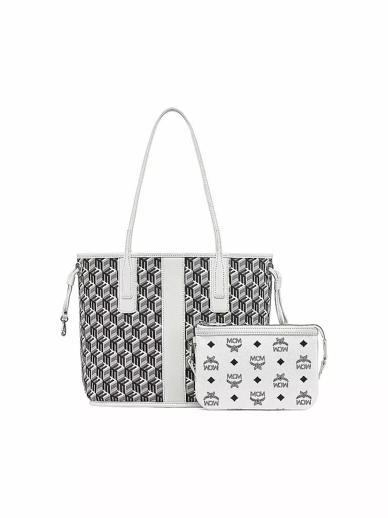 MCM | Borsa reversibile - Shopper LIZ Small | Bianco