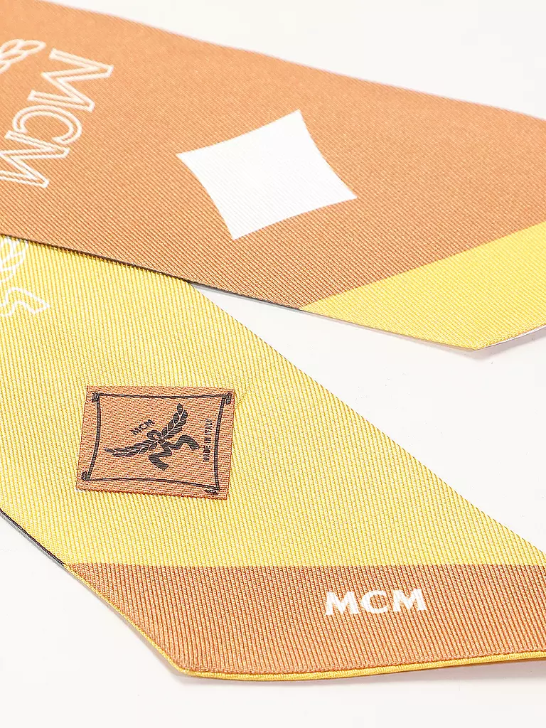 MCM | Foulard di seta | Cammello