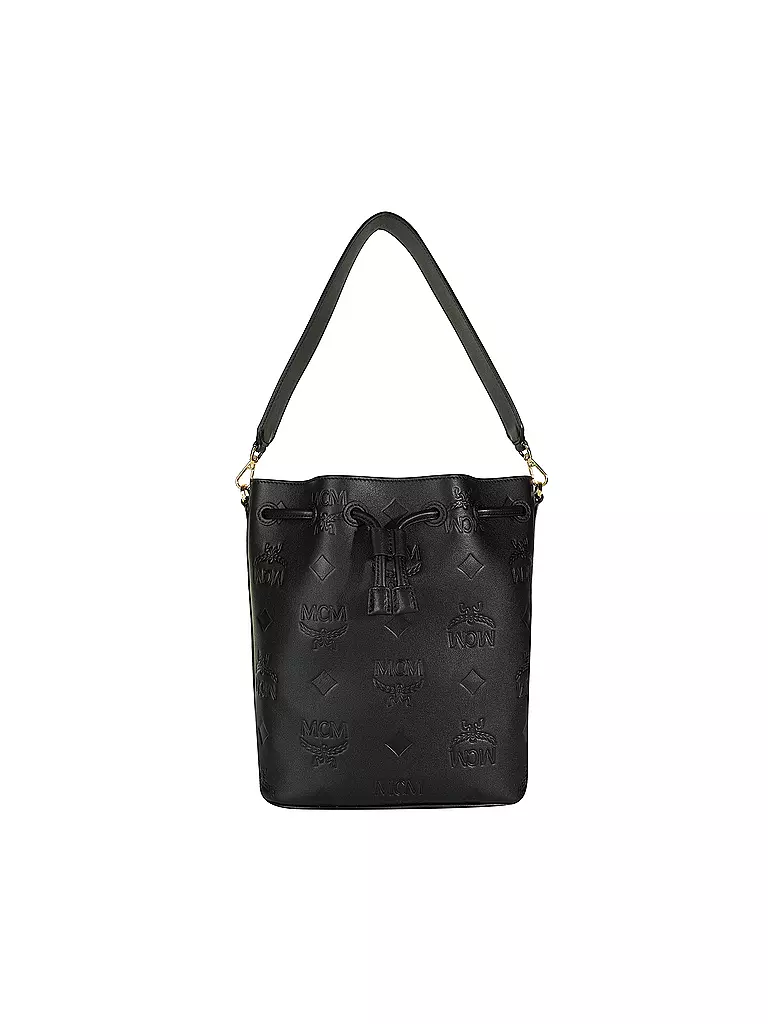 MCM | Ledertasche - Bucket Bag DESSAU Medium  | Nero
