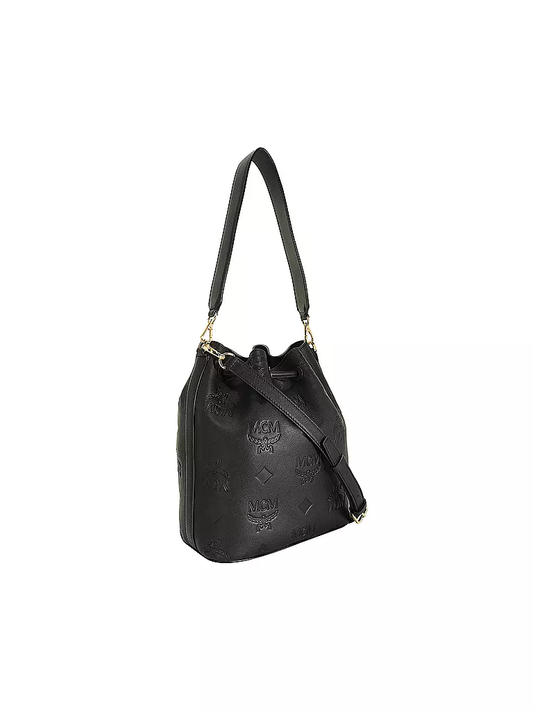 MCM | Ledertasche - Bucket Bag DESSAU Medium  | Nero