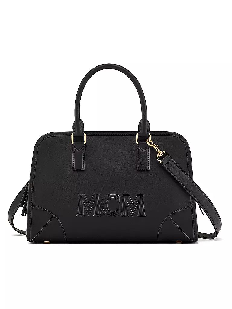 MCM | Ledertasche - Henkeltasche AREN BOSTON  Medium  | Nero