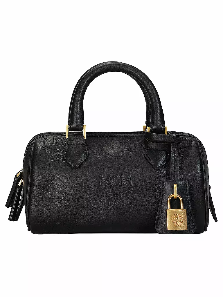 MCM | Ledertasche - Henkeltasche ELLA Small | Nero