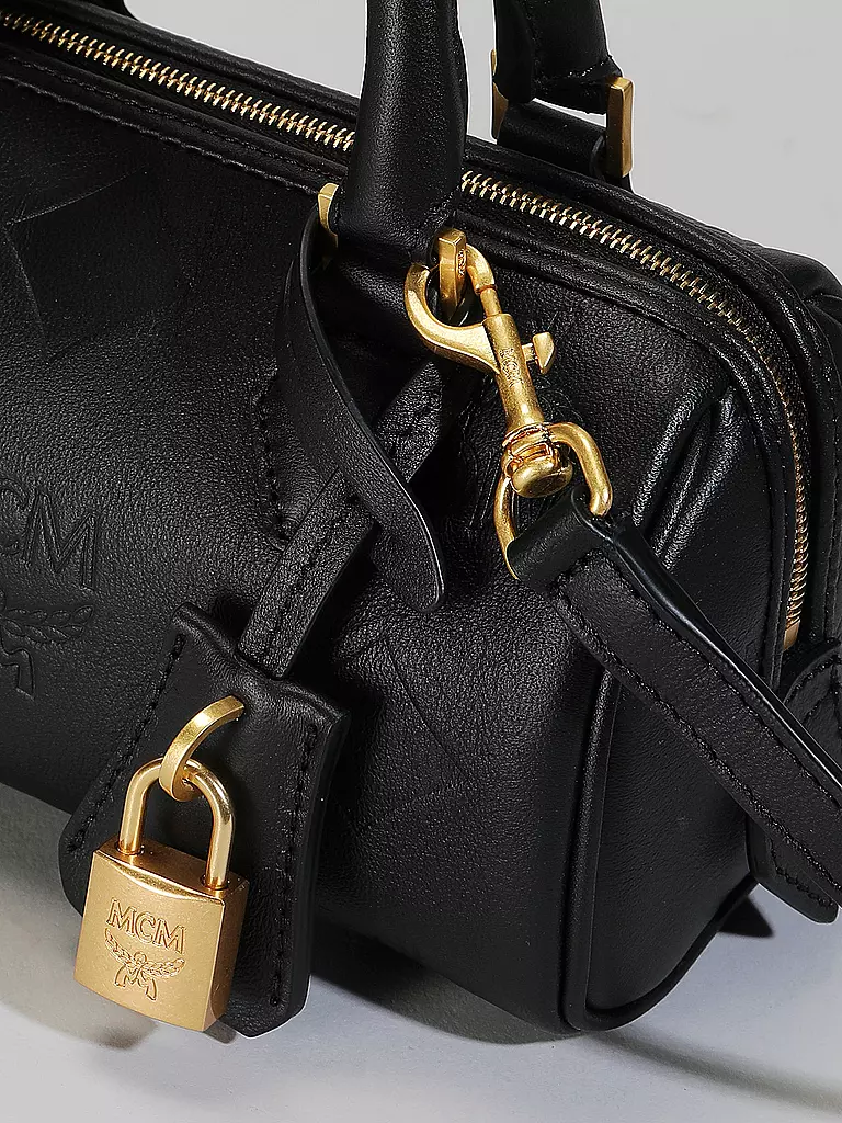 MCM | Ledertasche - Henkeltasche ELLA Small | Nero