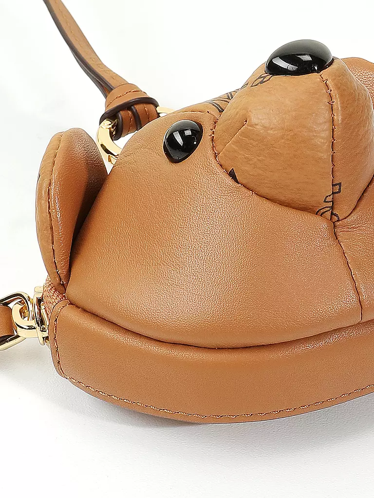 MCM | Ledertasche - Mini Bag AREN CHARM BEAR | Marrone