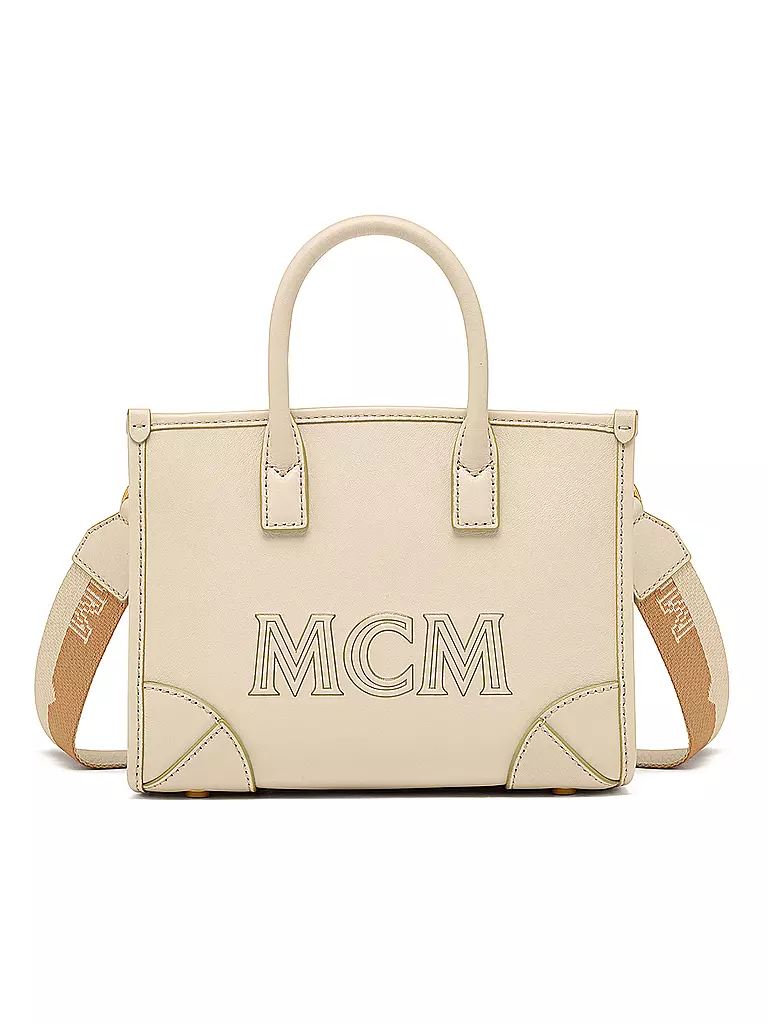 MCM | Ledertasche - Tote Bag MÜNCHEN MINI | Crema