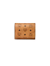 MCM | Portafoglio con patta Visetos Original | Marrone