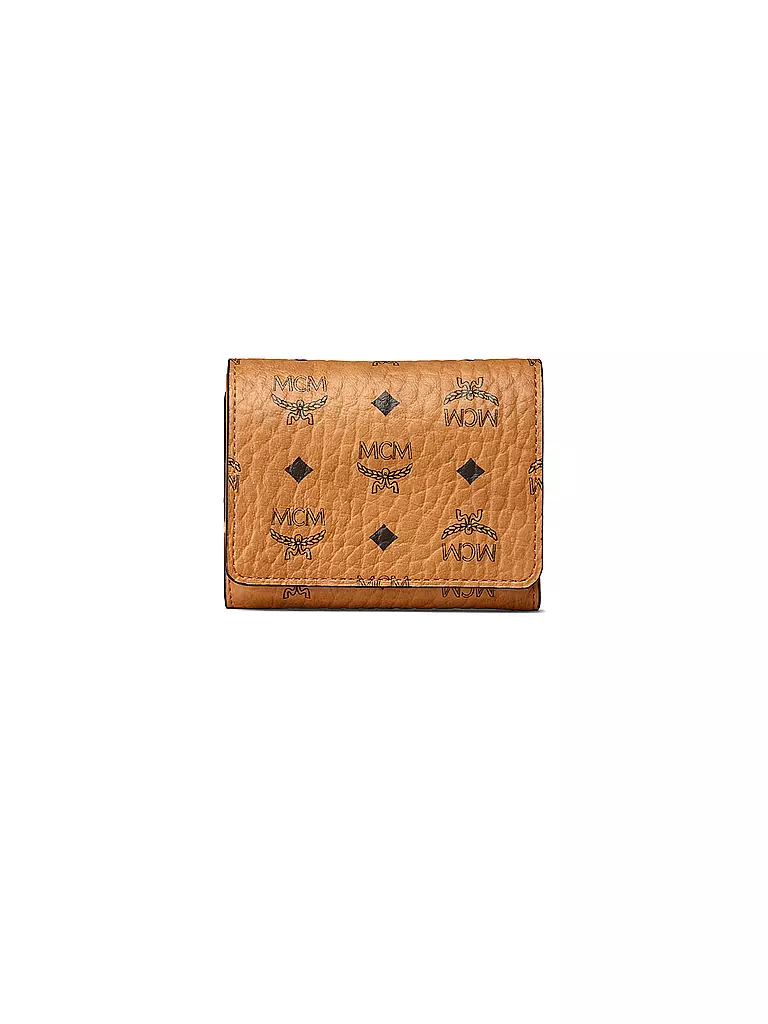 MCM | Portafoglio con patta Visetos Original | Marrone