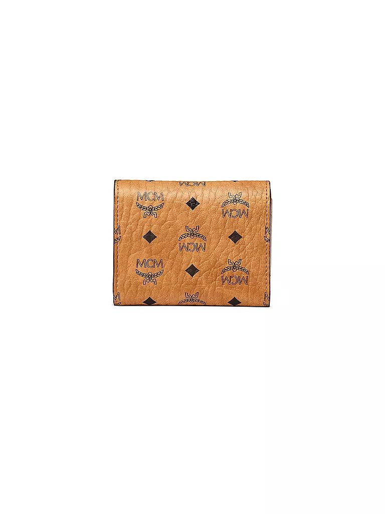 MCM | Portafoglio con patta Visetos Original | Marrone