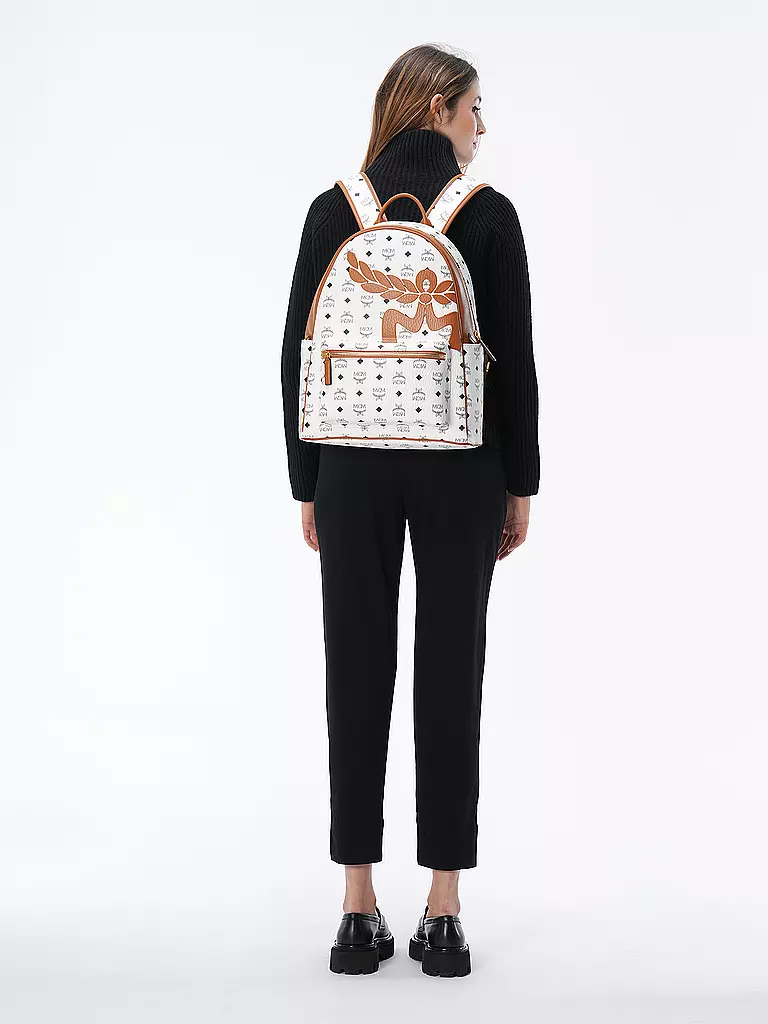 MCM | Rucksack STARK MEGA LAUREL  | Bianco