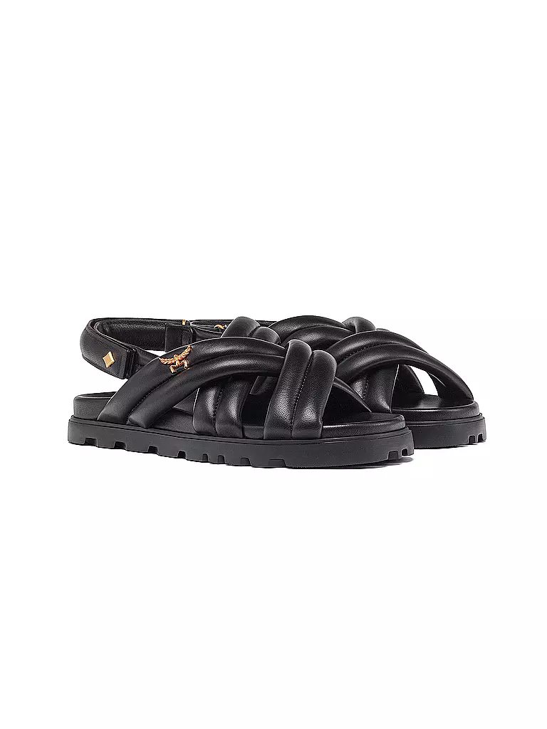 MCM | Sandali in pelle | Nero
