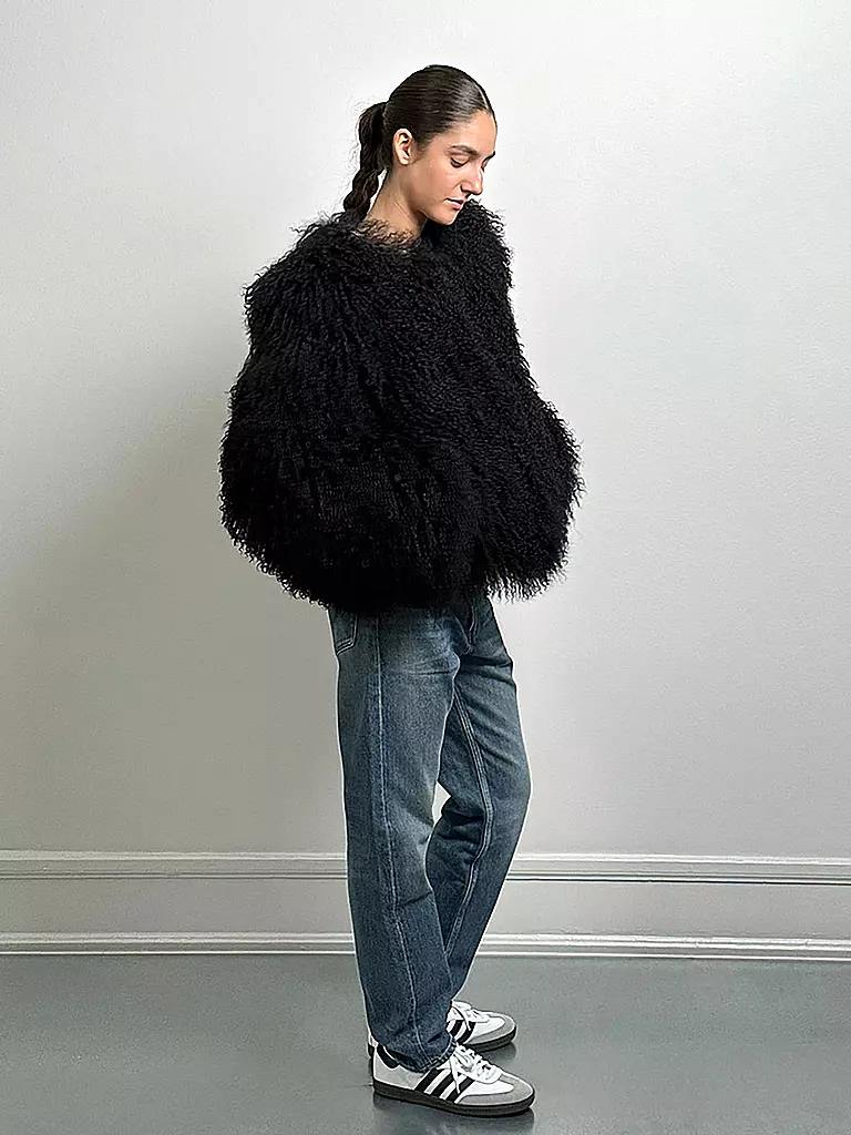 MEOTINE | Felljacke | Nero