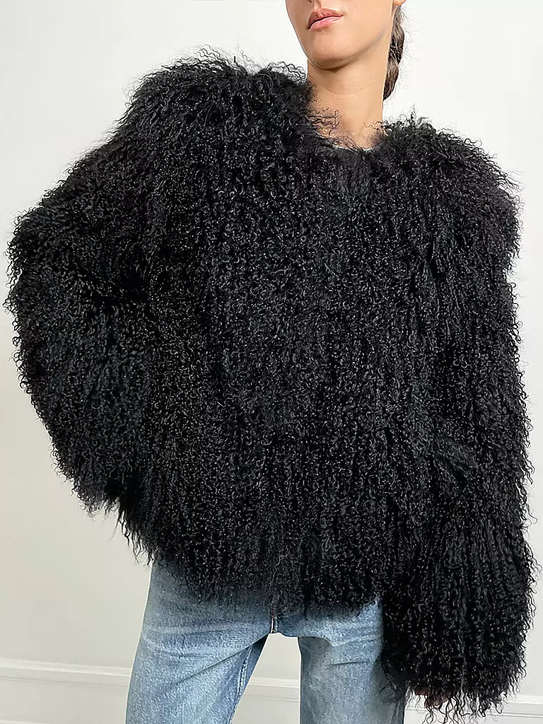 MEOTINE | Felljacke | Nero