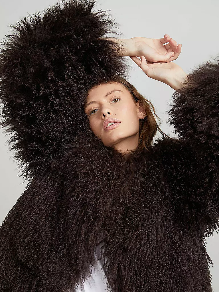 MEOTINE | Felljacke | Nero