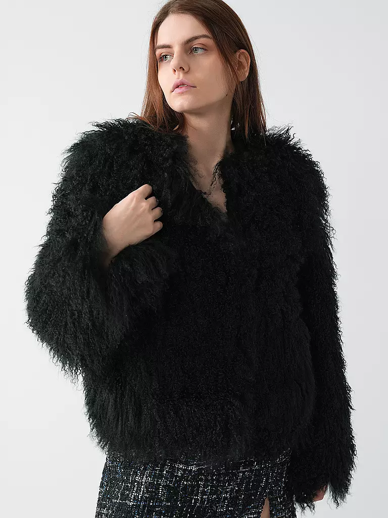 MEOTINE | Felljacke | Nero