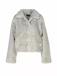 MEOTINE | Giacca in pelliccia sintetica | Grigio chiaro